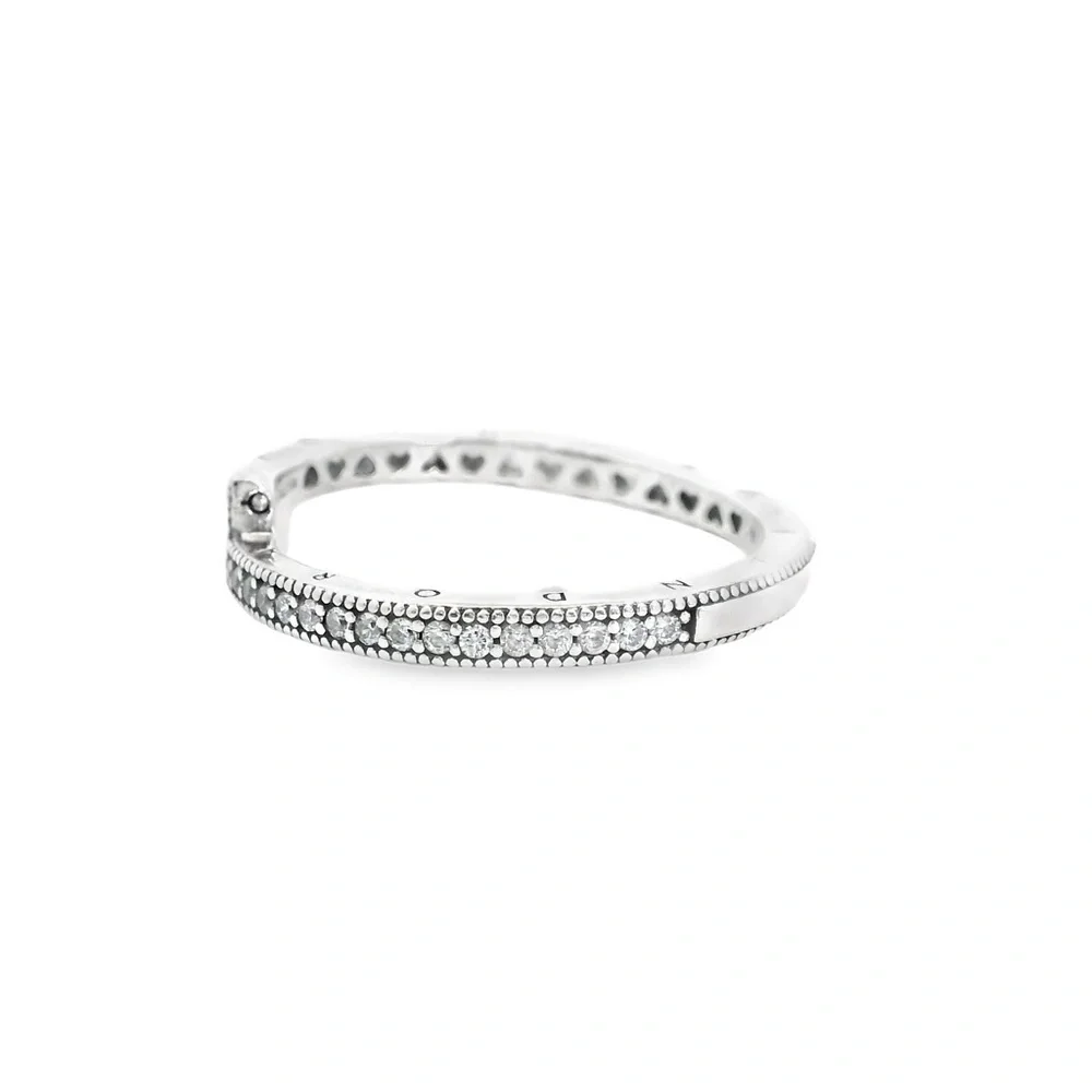Pandora Sparkling Overlapping Ring NEW‎